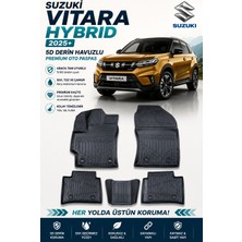 PINUKS Suzuki Vitara Hybrıd 2025  Model Uyumlu 5d Araca Özel Oto Paspas Premium Serisi