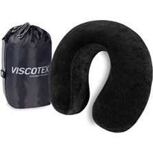 Empressco Yumuşak ve Destekleyici Ortopedik Boyun Yastığı 32X30X10 cm Siyah
