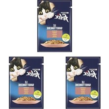 Bella Vista 85 gr Somonlu Kedi Yaş Maması - 3 Paket