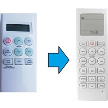 Ata Elektronik Altus 5401460399 Inverter Klima Kumandası - Türkçe Tuş Dizilimli Uyumlu Kumanda ( Arçelik Beko Lg Grundig Uyumlu)
