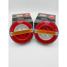 Akar Hamburger Tip Ledli Stop Lambası 2 Adet Sağ-Sol Dcpower