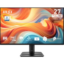 MSI Msı 27 Pro MP275 E14L 1920X1080 (Fhd) 16:9 Flat IPS 144HZ 1ms (Mprt) Freesync Monıtor
