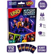 Emrah Gültekin Uno K-Pop Demon Hunters Kart Oyunu 112 Kart 2-10 Oyuncu 7 Yaş ve Üzeri Eğlenceli Aile Oyunu