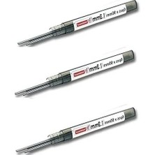 Bella Vista 1.3mm Kalınlığında Siyah Kalem Ucu, 2b, 3 Adet Set