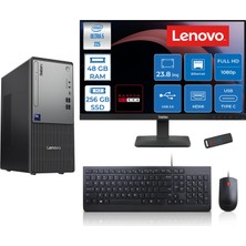 Lenovo Thinkcentre Neo 50T Gen 6 Intel Core Ultra 5 225 Upto 4.9ghz 48GB Ddr5 256GB SSD 4GB/RX550 Freedos +23.8"fhd Monitör Masaüstü Bilgisayar 13BD007UTR2427F16+ZETTAUSBBELLEK