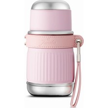 Jumbo Magic Pipetli Pembe Termos 450 ml