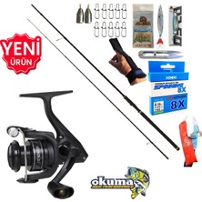 Okuma Revenger RV-3000A 270CM 10-35GR Kudos Prospin Spin Olta Takımı Seti