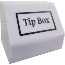 Arte Display Tipbox - Bahşiş Kutusu Opak Beyaz - 15X10XH12CM