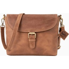 Berliner Bags Catalina Vintage Buffalo Deri Kadın Çapraz ve Omuz Çantası