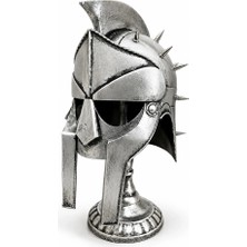 Antakya Yöresi Spartalı Gladyatör Miğferi Biblosu - Metal - 45X20 cm Dekoratif Obje