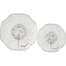 Mikasa Moor Rosita 4 Prç 2li Pasta 19CM ve Servis Tabağı 25CM Seti