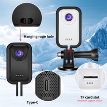 MMctech Vlog Seyahat ve Günlük Video Çekimleri Için Mini Vücut Aksiyon Kamerası
