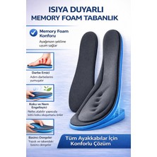 Empressco Yumuşak ve Ortopedik Tabanlık, Konfor ve Spor Tabanı, Unisex Siyah