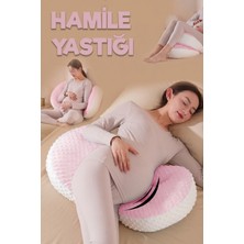 Ortopedik Hamile Uyku ve Destek Yastığı - Çok Fonksiyonlu Ayarlanabilir Anne Bebek Emzirme Yastığı