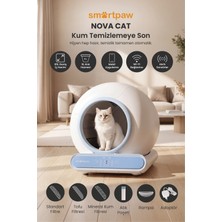 Nova Cat Akıllı Otomatik Kedi Tuvaleti (Türkiye Garantili)