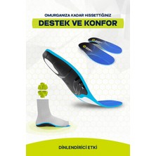 Empressco Ortopedik Jel ve Silikon Tabanlık, Rahat ve Destekleyici Ayakkabı Için