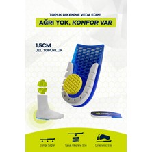 Empressco Ortopedik Jel Silikon Tabanlık Ni Hafifletir Unisex, Tek Beden