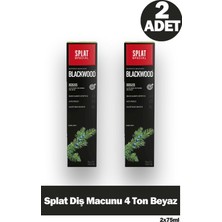 Splat Diş Macunu 4 Ton Beyaz 75 ml 2 Adet