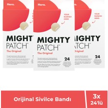 Hero Mighty Patch Orijinal Sivilce Bandı 24 Adet 3'lü Paket