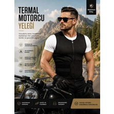 Ankaflex Motosiklet Koruma Yeleği Polyester Su Geçirmez Ayarlanabilir Kayışlı Unisex Giysi
