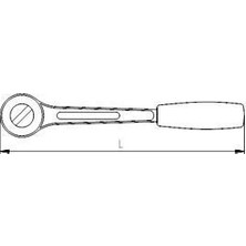 Bezos Mey Ithalat® Elta 1514 1/2'' Cırcır Kol 250 mm