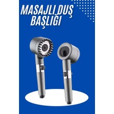 Bezos Mey Ithalat® Masaj Etkili Duş Başlığı Yeni Nesil Çok Fonksiyonlu Ayarlanabilir Filtreli
