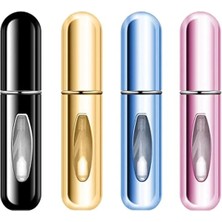 Bella Vista 4 Adet 5 ml Seyahat Parfüm Spreyi, Doldurulabilir Mini Şişe