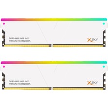 V-Color Manta Xsky Rgb 32GB (2X16GB) Ddr5 6400MHZ CL32 Amd Expo Beyaz
