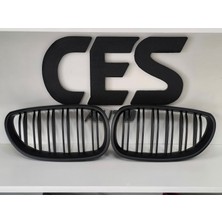 Ces Auto Bmw 5 Serisi E60 Uyumlu Çift Çıta Mat Siyah M5 Panjur Seti Sıfır