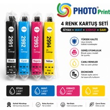 Photo Print Epson XP-342 Ile Uyumlu 29XL Muadil Kartuş Seti – 4 Renk