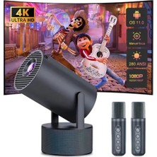 Bezos Mey Ithalat® 3ü 1 Arada Karaoke ve Projeksiyon Sistemi Çift Mikrofon Destekli