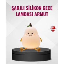 Kanonik Education Armut Gece Lambası USB Şarjlı Ayarlanabilir LED Işık