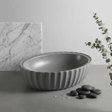 Lena EY-4770MF Mat Füme Tezgah Üstü Lavabo