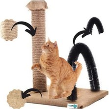 Bella Vista Siyah Kedi Kaşıma ve Tırmalama Tahtası, Dayanıklı Malzeme