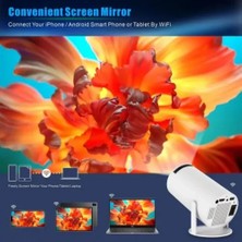Bezos Mey Ithalat® Taşınabilir Android Tv Özellikli Projeksiyon