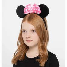 Bezos Mey Ithalat® Pembe Fiyonklu Minnie Mouse Tacı Mini Kulak