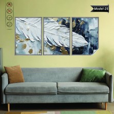 Akıllı Kağıt Statik Tutunma Özellikli Tablo - Poster Çiçek (Model- 25)