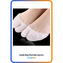 Empressco Konforlu Silikon Ayak Baş Parmak Ayrıcı Çift Set, Ortapedik Koruyucu Aparat