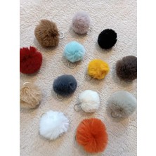 Uyke Peluş Ponpon Anahtarlıklar Toptan Anahtarlık ve Çanta Süsü