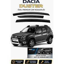 Sunplex Dacia Duster 2017 Ve Sonrası Cam Rüzgarlığı Takım 4 Lü Takım Rüzgar Kesici Yağmur Önleyici