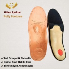 Empressco Hakiki Derili Ortopedik Taban, Düz ve Çukur Tabanlar Için, Konforlu Destek