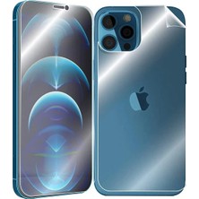Akıllı Durak Iphone 12 Pro Max 6.7 Film Ön Arka Full Koruyucu Membran Nano Hidrojel Koruyucu SET-(5775)