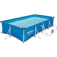 Bestway 56424 Büyük Boy Aile Havuzu 4.00M x 2.11 Filtreli Prefabrik Havuz