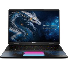 MSI TITAN 18 HX DRAGON EDITION DRACO EPIC A2WJ-1223TR Intel Core Ultra 9 290HX PLUS 96GB RTX 5090 4TB SSD Windows 11 Home 18" Taşınabilir Bilgisayar