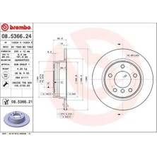 Brembo Fren Dıskı Arka Bmw E36 E46