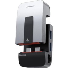 Akıllı Durak Baseus Armor Age 9in1 Type-C Çok Fonksiyonlu Hub HDMI RJ45 USB 3.0-(5775)