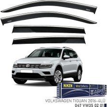 Niken Vw Tiguan 2016 Kromlu Cam Rüzgarlığı 4'lü