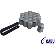 Cabu Bijon Kapağı Metalik Gri 17X32MM Astra F-G-H. Corsa B-C-D.vectra A-B. Zafıra B.omega B 20 Adet 220644