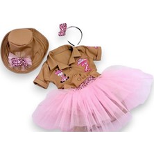 Mum Design Gifts Pembe Safari Tütü Elbise - Safari Kostümü