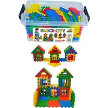 Empressco 128 Parça Şehir Temalı Eğitici ve Eğlenceli Puzzle Blok Set